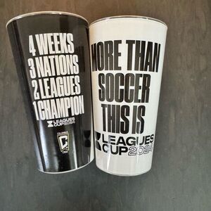 MLS 2024 Leagues Cup drinking glasses